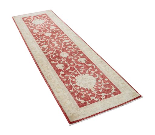 Close-up detail of New Farahan rug from Pakistan showing Wool weave