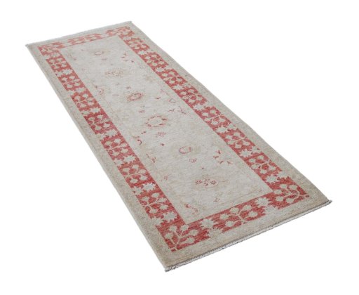 Close-up detail of New Farahan rug from Pakistan showing Wool weave