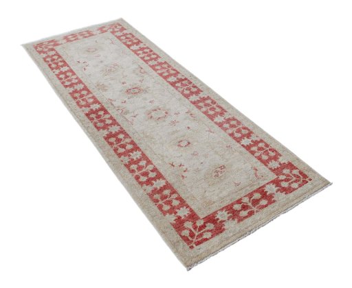 Close-up detail of New Farahan rug from Pakistan showing Wool weave