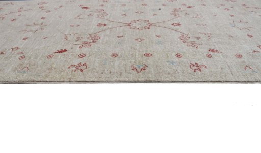 Close-up detail of New Farahan rug from Pakistan showing Wool weave
