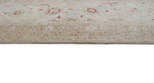 Close-up detail of New Farahan rug from Pakistan showing Wool weave
