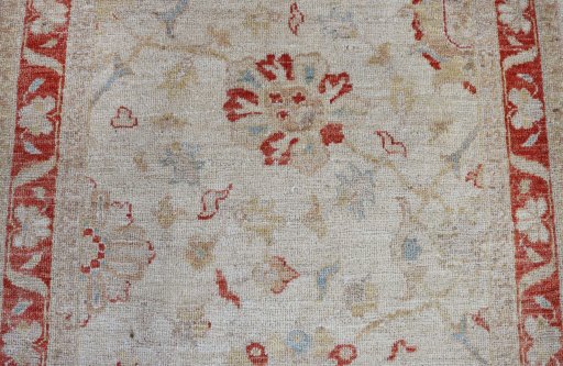 Central medallion detail of New Farahan rug from Pakistan