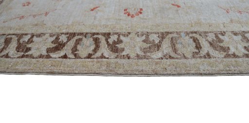 Close-up detail of New Farahan rug from Pakistan showing Wool weave