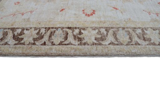 Close-up detail of New Farahan rug from Pakistan showing Wool weave