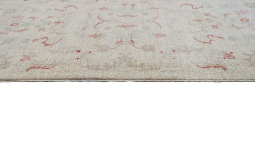 Close-up detail of New Farahan rug from Pakistan showing Wool weave