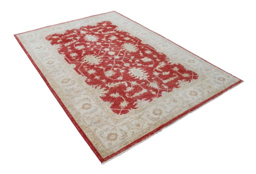 Close-up detail of New Farahan rug from Pakistan showing Wool weave