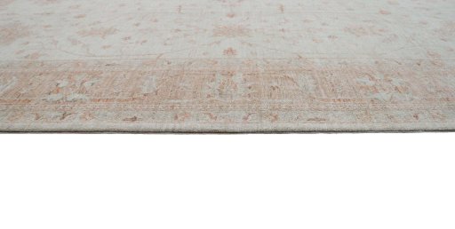 Close-up detail of New Farahan rug from Pakistan showing Wool weave