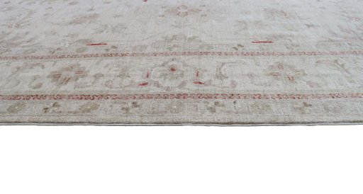 Close-up detail of New Farahan rug from Pakistan showing Wool weave