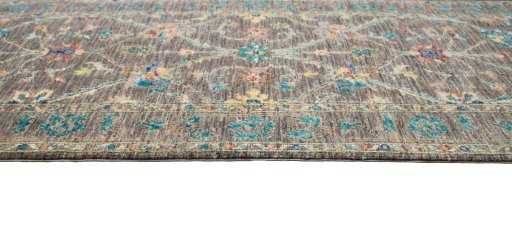 Close-up detail of New Farahan rug from Pakistan showing Wool weave
