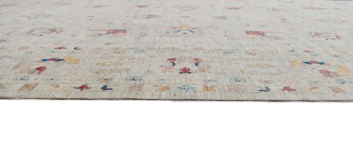 Close-up detail of New Farahan rug from Pakistan showing Wool weave