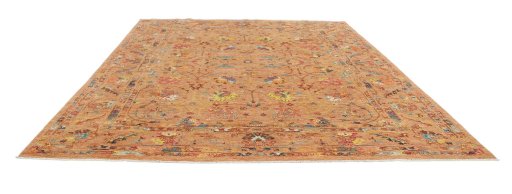 Surface texture of New Farahan rug with natural Wool and intricate pattern