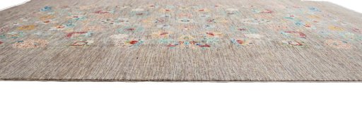 Close-up detail of New Farahan rug from Pakistan showing Wool weave