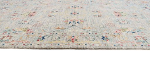 Close-up detail of New Farahan rug from Pakistan showing Wool weave