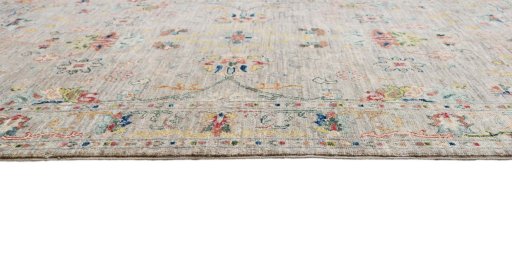 Close-up detail of New Farahan rug from Pakistan showing Wool weave