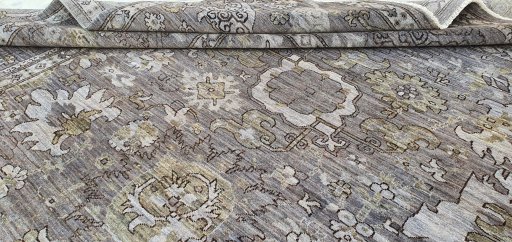 Close-up detail of New Farahan rug from Pakistan showing Wool weave