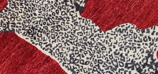 Central medallion detail of New Farahan rug from Pakistan