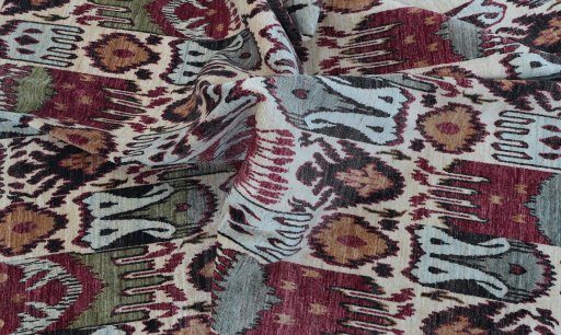 Full view of New Farahan rug from Pakistan, 262 × 189 cm in Beige tones