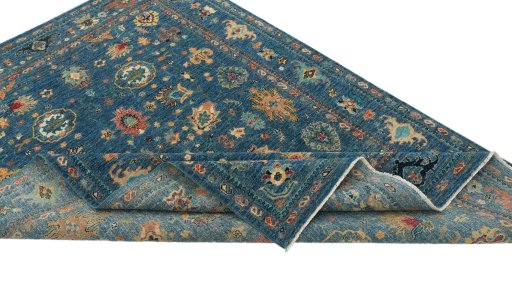 Central medallion detail of New Farahan rug from Pakistan