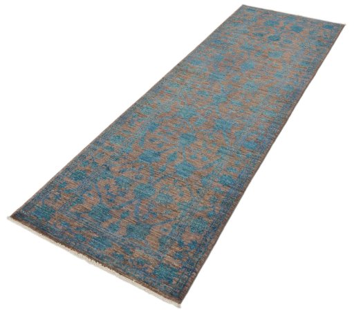 Close-up detail of New Farahan rug from Pakistan showing Wool weave