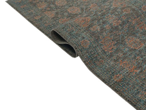 Close-up detail of New Farahan rug from Pakistan showing Wool weave