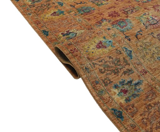 Close-up detail of New Farahan rug from Pakistan showing Wool weave