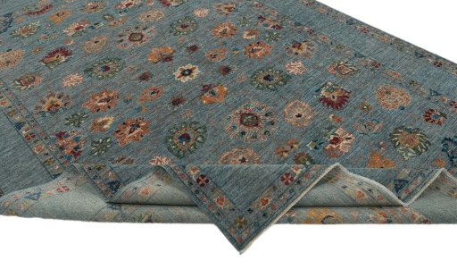 Central medallion detail of New Farahan rug from Pakistan