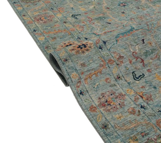 Close-up detail of New Farahan rug from Pakistan showing Wool weave