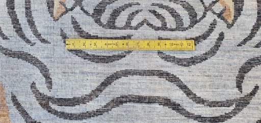 Full view of New Farahan rug from Pakistan, 192 × 114 cm in Multi Color tones