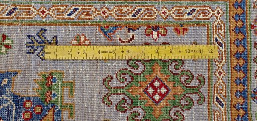 Full view of New Farahan rug from Pakistan, 275 × 172 cm in Gray tones