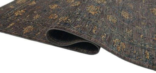 Close-up detail of New Farahan rug from Pakistan showing Wool weave
