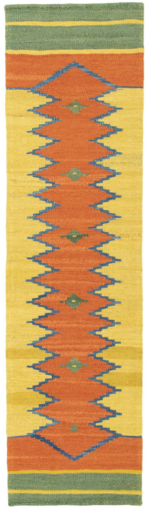 Full view of New Modern Design rug from Turkey, 189 × 51 cm in Multi Color tones