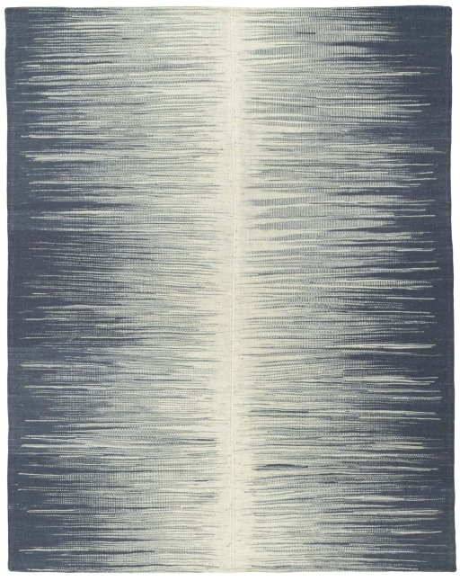 Full view of New Kilim Kiasar rug from Turkey, 197 × 156 cm in Gray tones