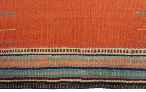 Central medallion detail of New Kilim Sofre rug from Turkey