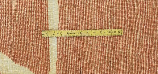 Full view of New Morocco rug from Pakistan, 245 × 176 cm in Yellow tones