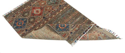 Central medallion detail of New Samarkand rug from Pakistan