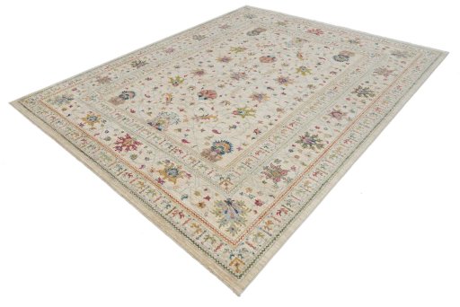 Close-up detail of New Farahan rug from Pakistan showing Wool weave