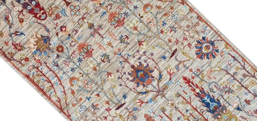 Central medallion detail of New Haj-jalili rug from Pakistan