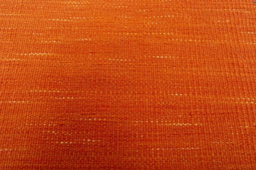Backside of handmade New Kilim Sofre rug showing knot structure and weave density