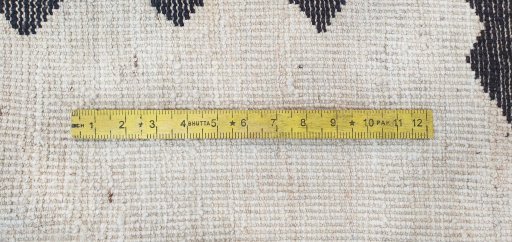 Full view of New Morocco rug from Pakistan, 142 × 96 cm in Beige tones