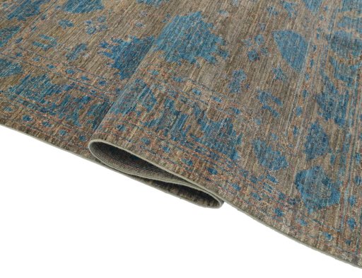 Close-up detail of New Farahan rug from Pakistan showing Wool weave