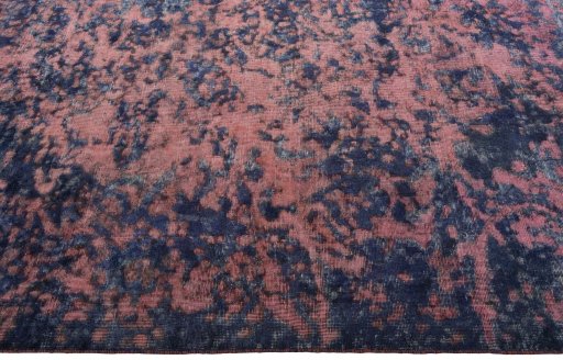 Close-up detail of 1970s Vintage rug from Pakistan showing Wool weave