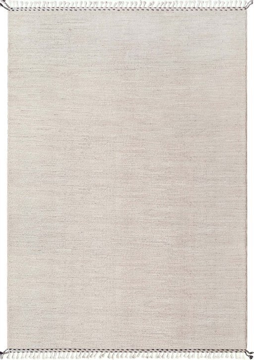 Full view of New Morocco rug from Pakistan, 300 × 209 cm in Beige tones