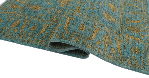 Close-up detail of New Farahan rug from Pakistan showing Wool weave