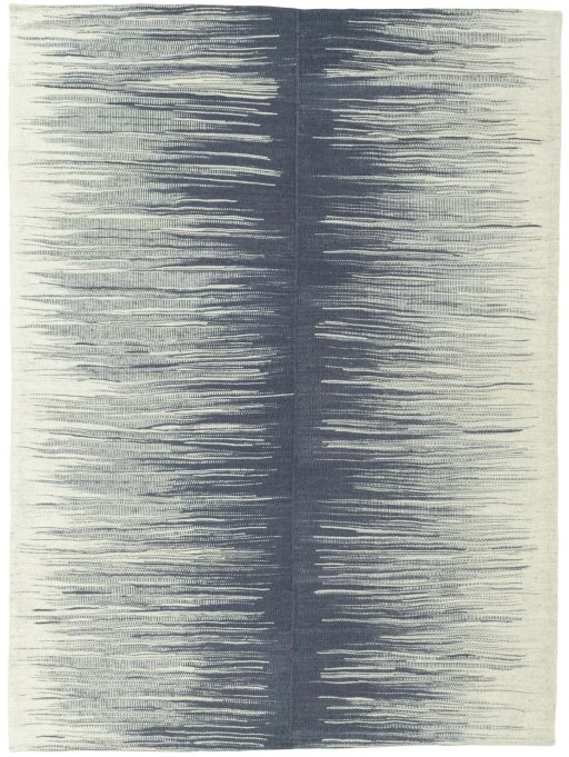 Full view of New Kilim Kiasar rug from Turkey, 183 × 135 cm in Gray tones