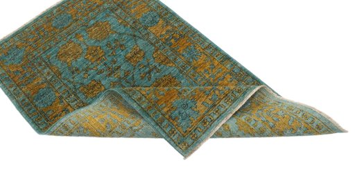 Central medallion detail of New Farahan rug from Pakistan