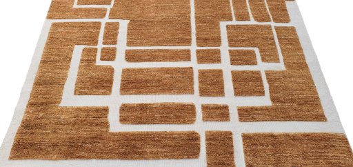 Surface texture of New Morocco rug with natural Wool and intricate pattern