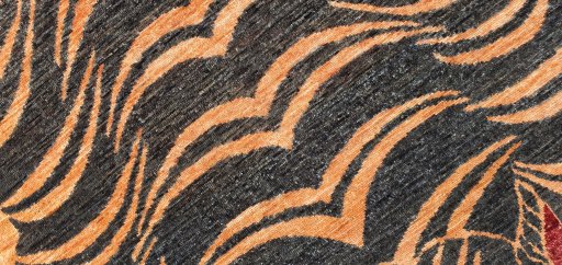 Central medallion detail of New Farahan rug from Pakistan