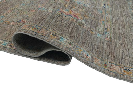 Close-up detail of New Farahan rug from Pakistan showing Wool weave