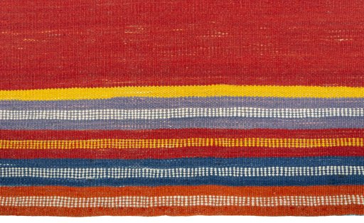 Central medallion detail of New Kilim Sofre rug from Turkey