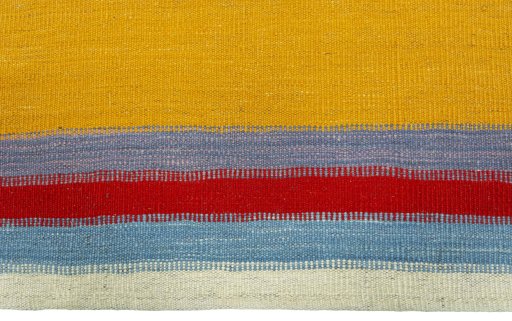 Central medallion detail of New Kilim Sofre rug from Turkey